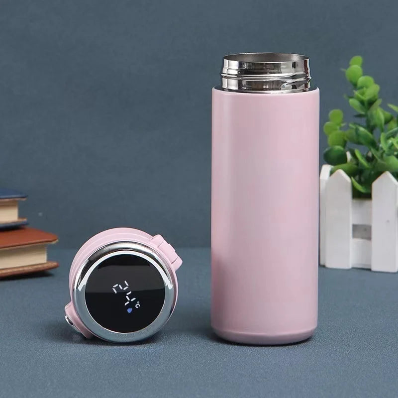 Smart Digital Thermos with Temperature Display